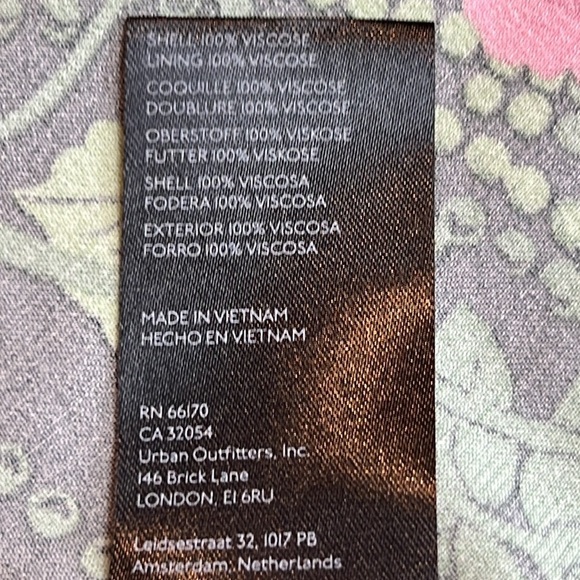 NWT’S Anthropology Maeve floral Rushing Pink & Green midi dress size 2 - Picture 16 of 16